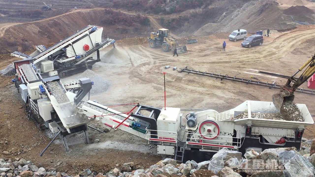 履帶式移動破碎站視頻-山東客戶現場