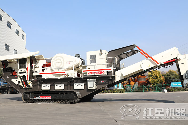履帶式移動破碎設備實拍圖