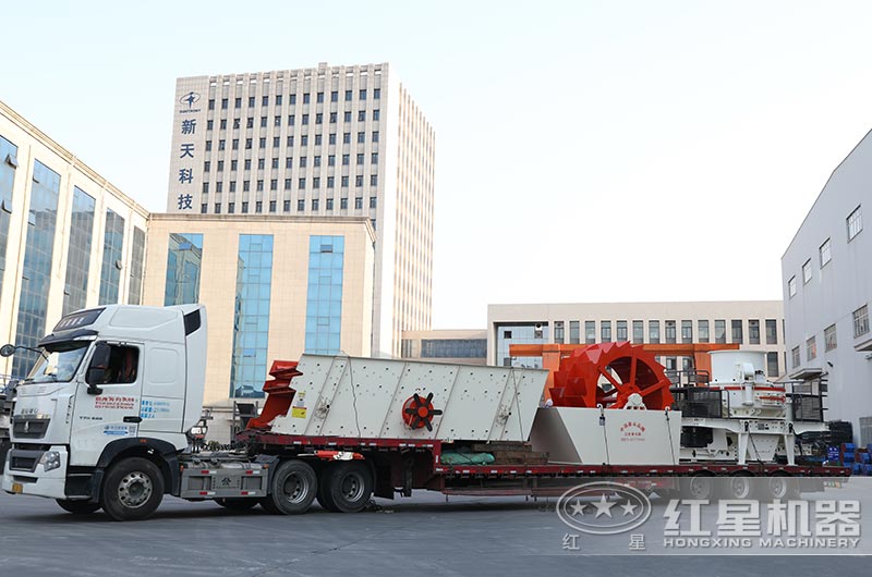 花崗岩制砂生産線設備發貨中