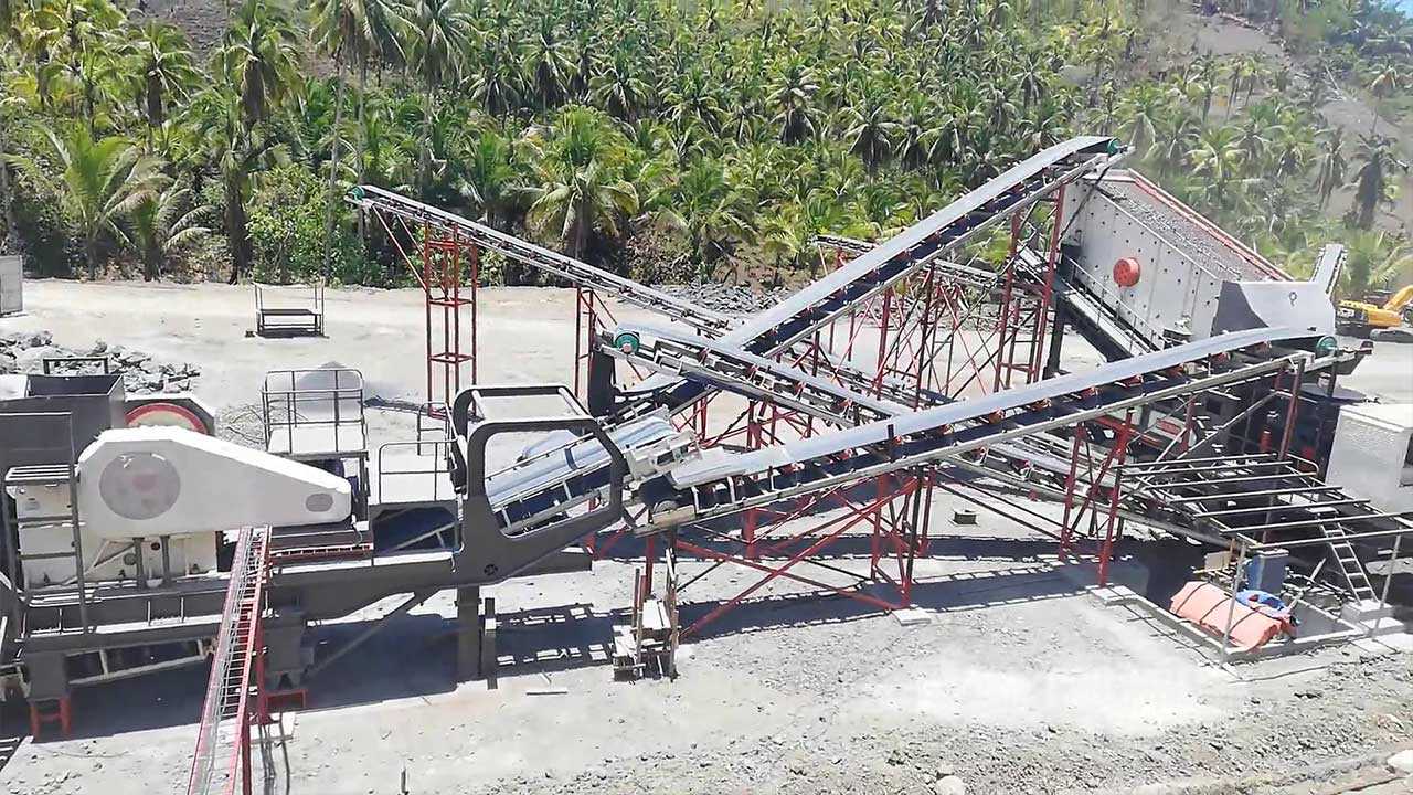 移動式石子破碎機現場視頻