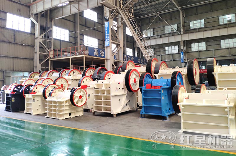 不同型号的颚式破碎機