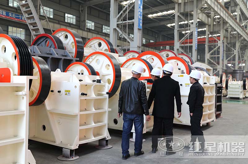 紅星技術人員給客戶講解設備情況