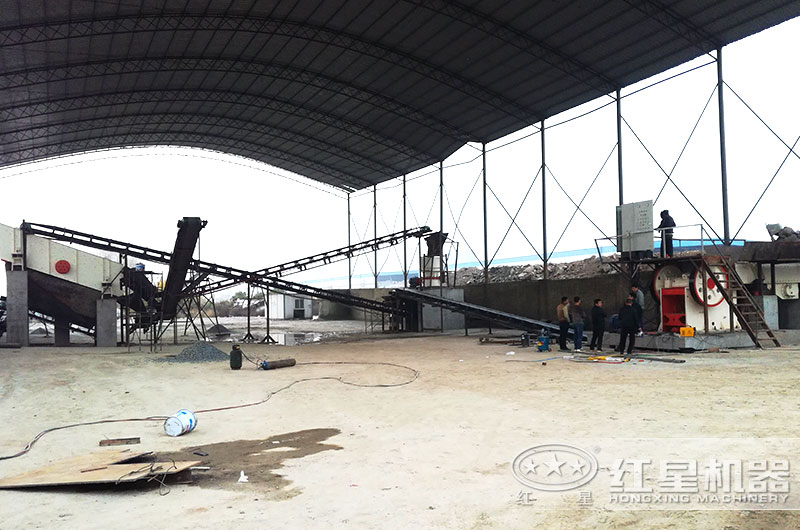 鐵礦石破碎生産線作業現場