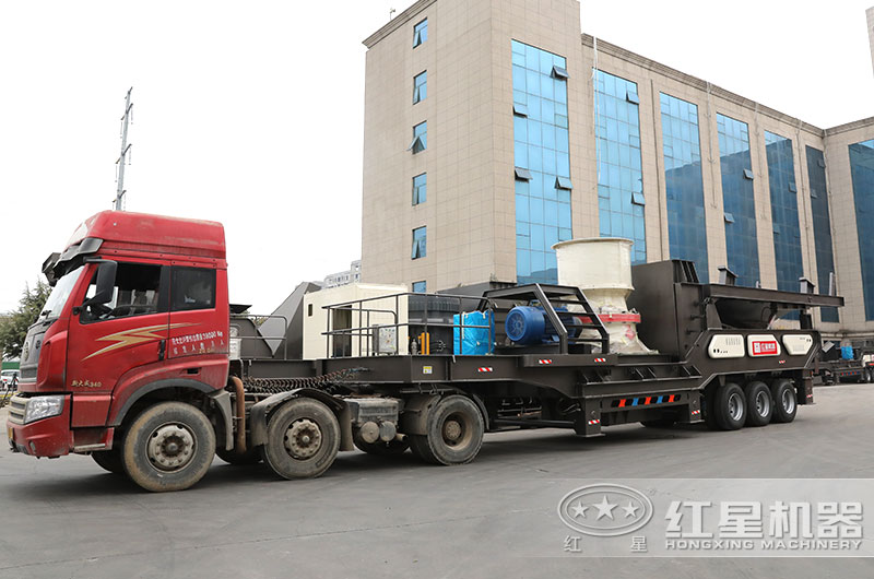 建築垃圾處理設備又一台交付湖南客戶