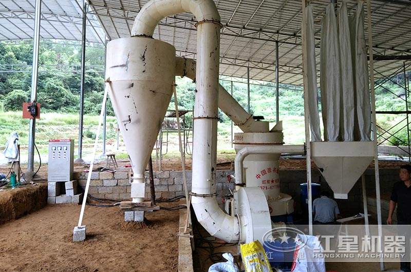 江蘇客戶磨粉現場